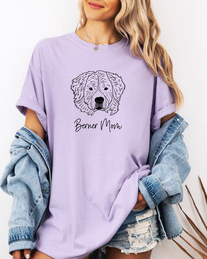 Berner Mom Bernese Mountain Dog Mom Comfort Colors T Shirt