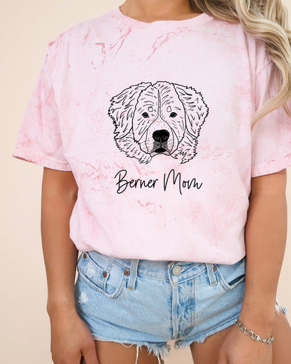 Berner Mom Bernese Mountain Dog Mom Comfort Colors T Shirt
