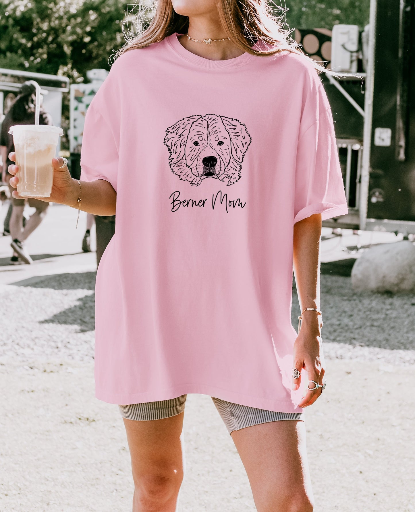 Berner Mom Bernese Mountain Dog Mom Comfort Colors T Shirt