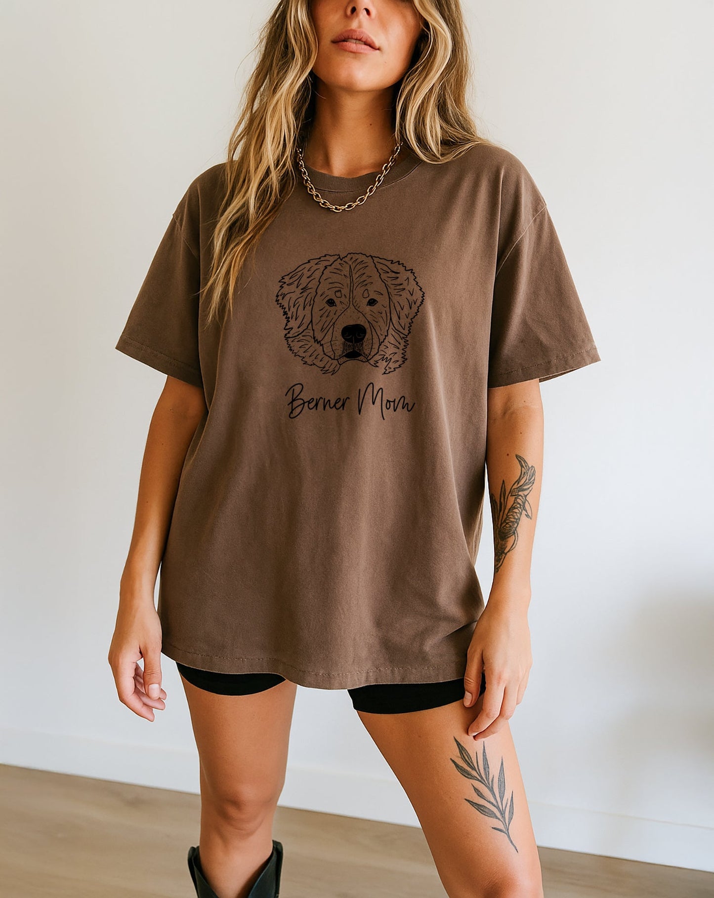 Berner Mom Bernese Mountain Dog Mom Comfort Colors T Shirt