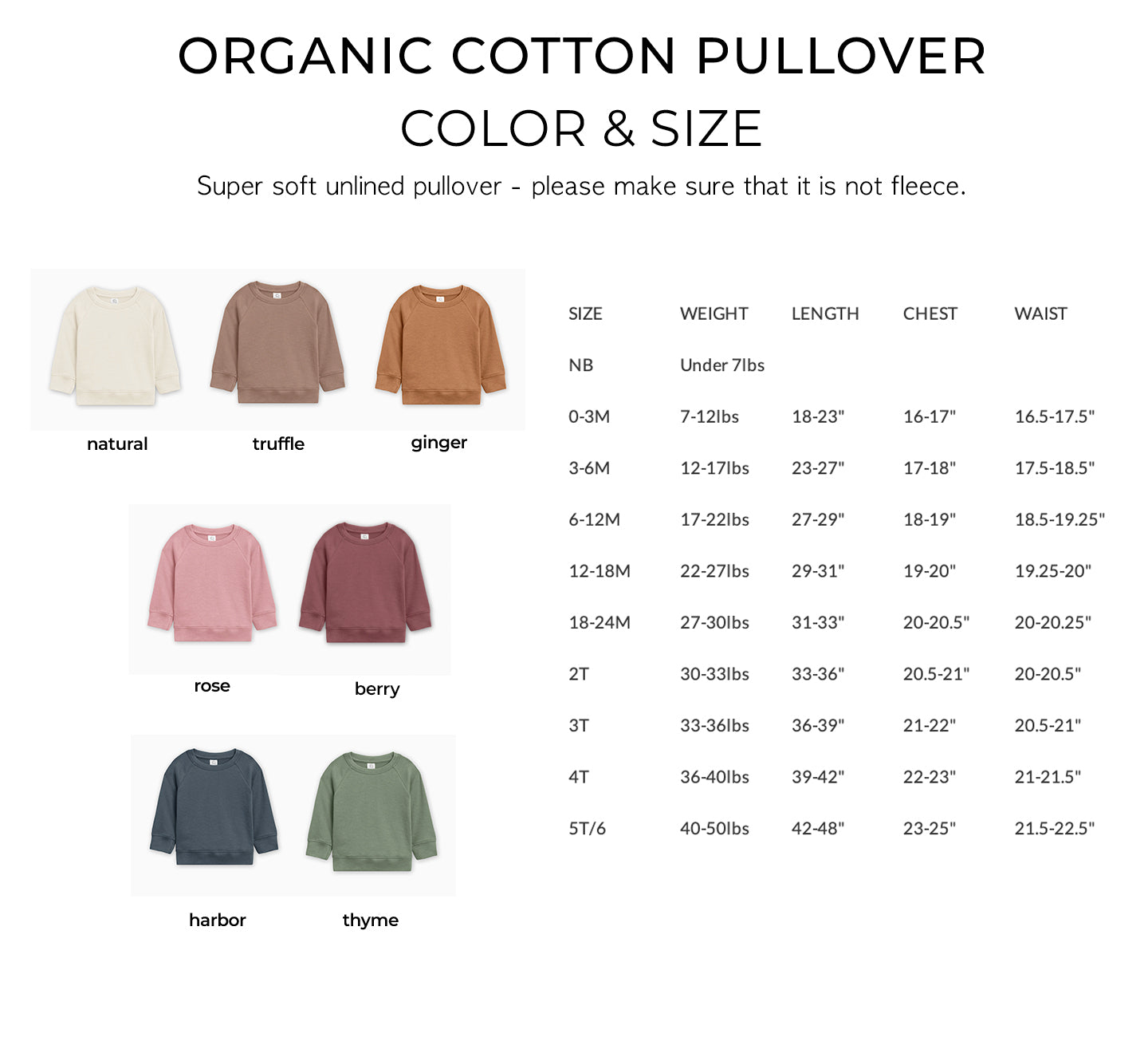 Big Brother Organic Cotton Pullover (Serif)