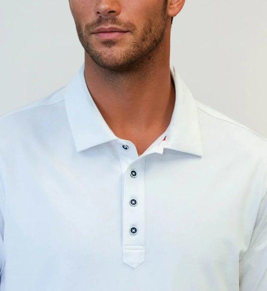 Buki Cinqo Polo - White