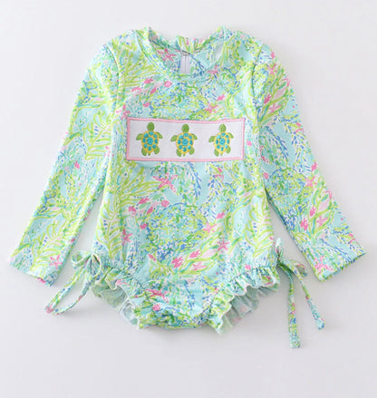 Turtle Rash guard Swimsuit