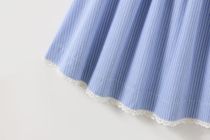 Pinstripe Lace Dress