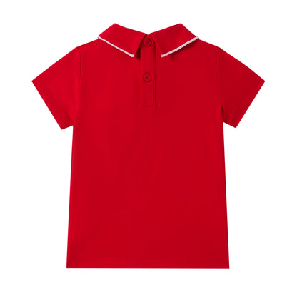 Coastal Red Tie Tee