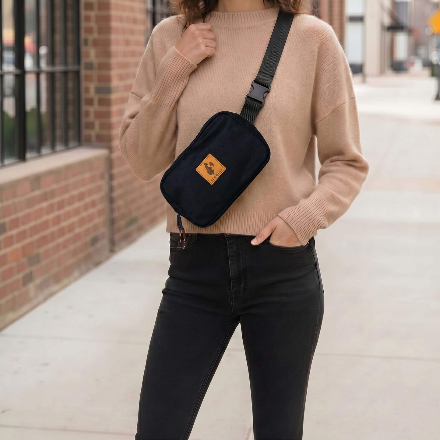 Canvas Crossbody Belt Bag Pouch, The Everywhere Belt Bag 1L