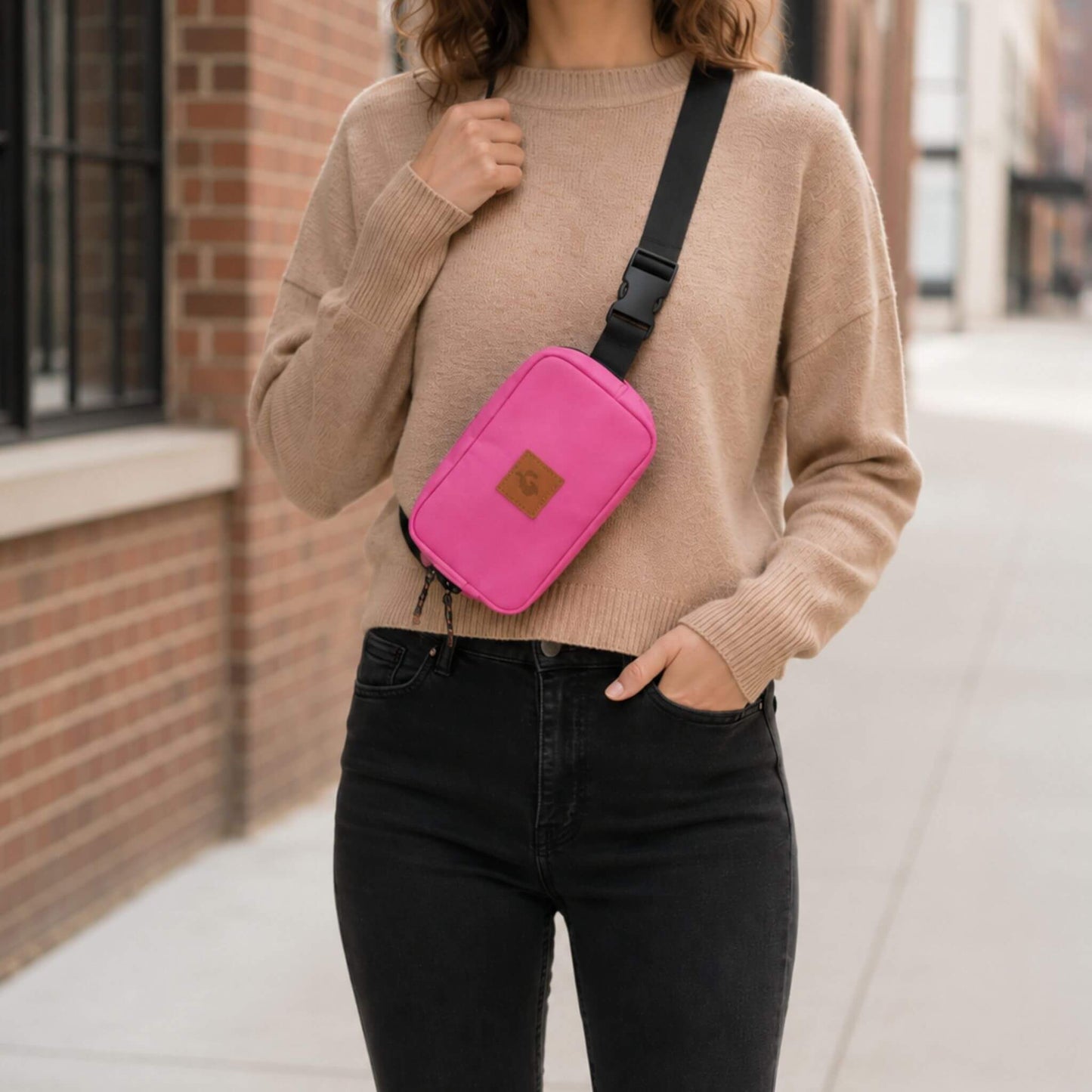 Canvas Crossbody Belt Bag Pouch, The Everywhere Belt Bag 1L