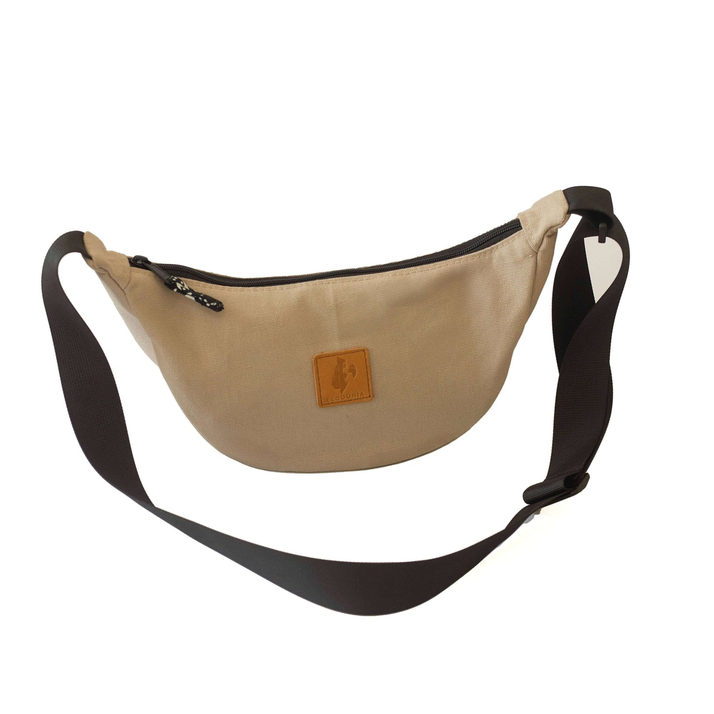 Round Mini Canvas Crossbody Shoulder Bag for Women
