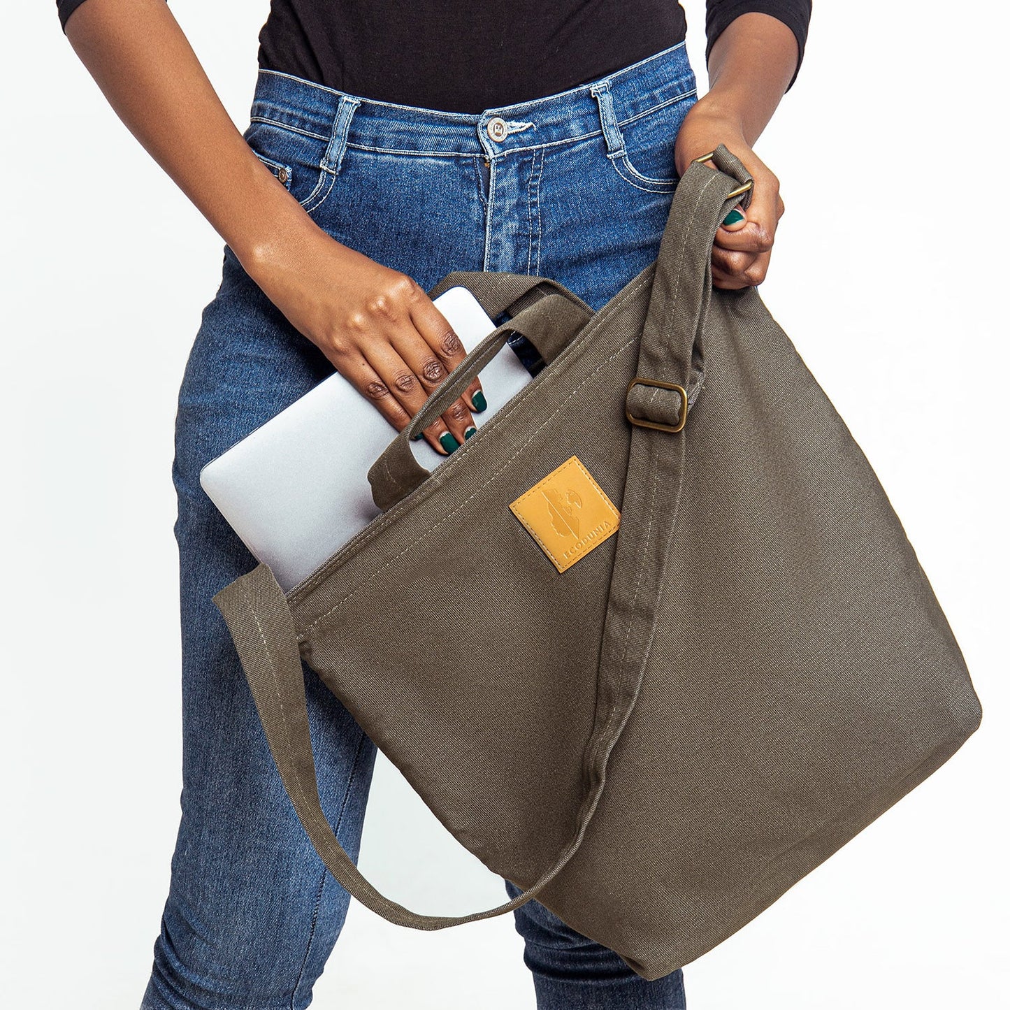 Canvas Carry-All Crossbody Bag | Amani