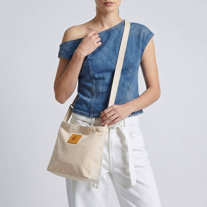 Canvas Mini Crossbody Bag for Men & Women | Amani