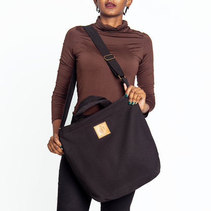 Canvas Carry-All Crossbody Bag | Amani