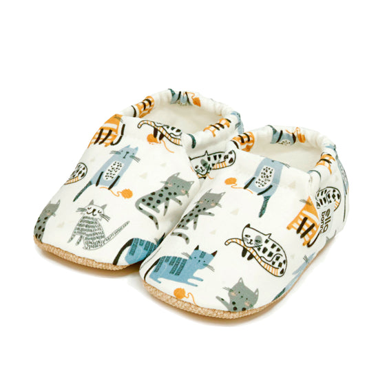 Ella Bonna Baby Moccasins, Slippers, Cat
