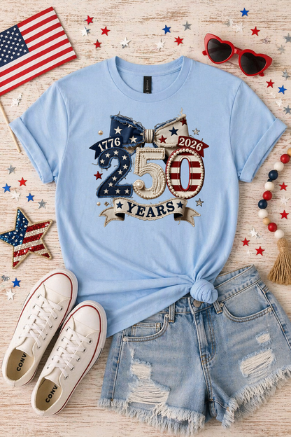 250 USA Flag Gildan Softstyle Tee