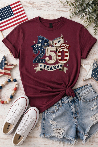 250 USA Flag Gildan Softstyle Tee