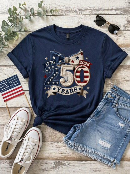 250 USA Flag Gildan Softstyle Tee