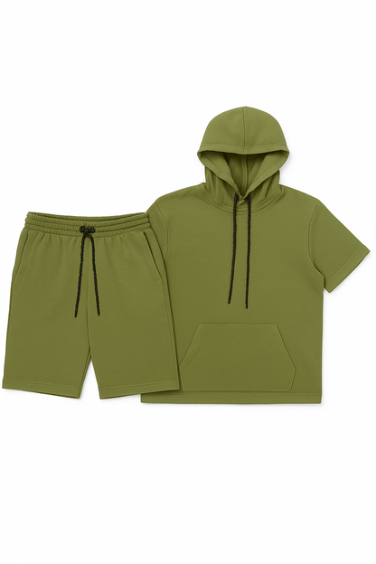 Men’s Core Short Sleeve Hoodie & Shorts Set