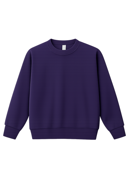 Unisex Cotton-face, Crew Neck Sweatshirt