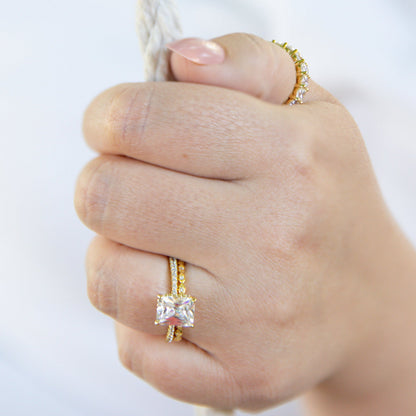Vanessa Eternity Ring in Gold - Super Stacker!