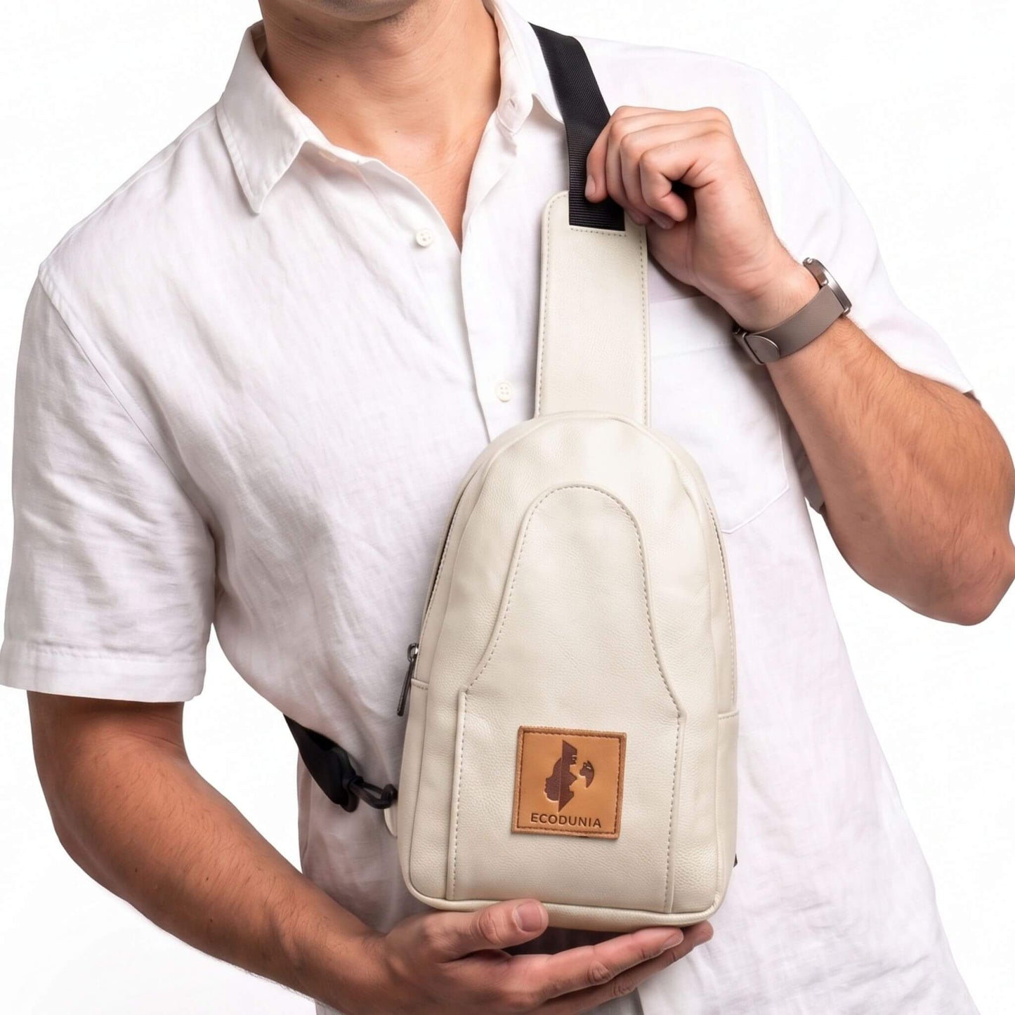 Small Vegan Leather Crossbody Sling Bag | Buru
