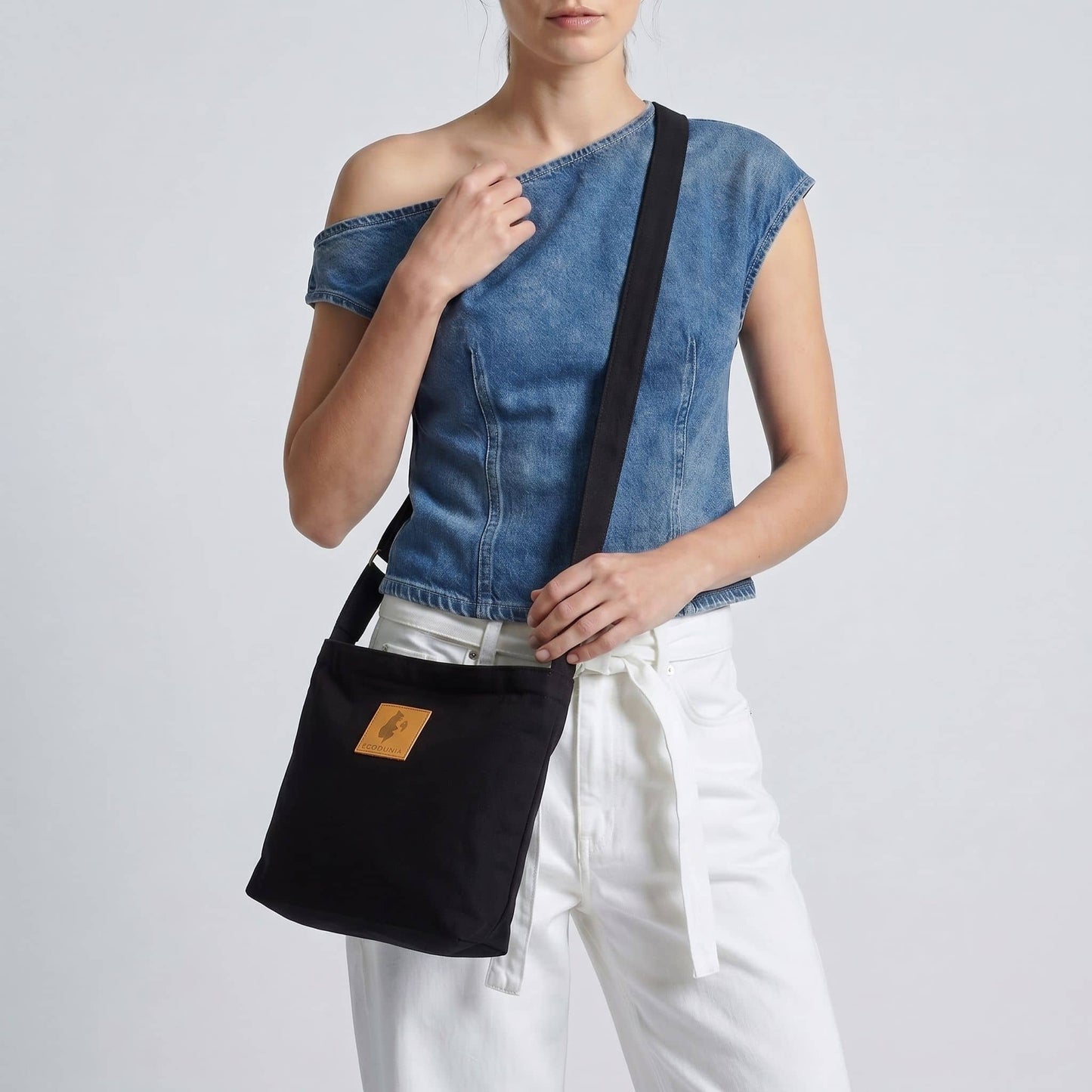 Canvas Mini Crossbody Bag for Men & Women | Amani