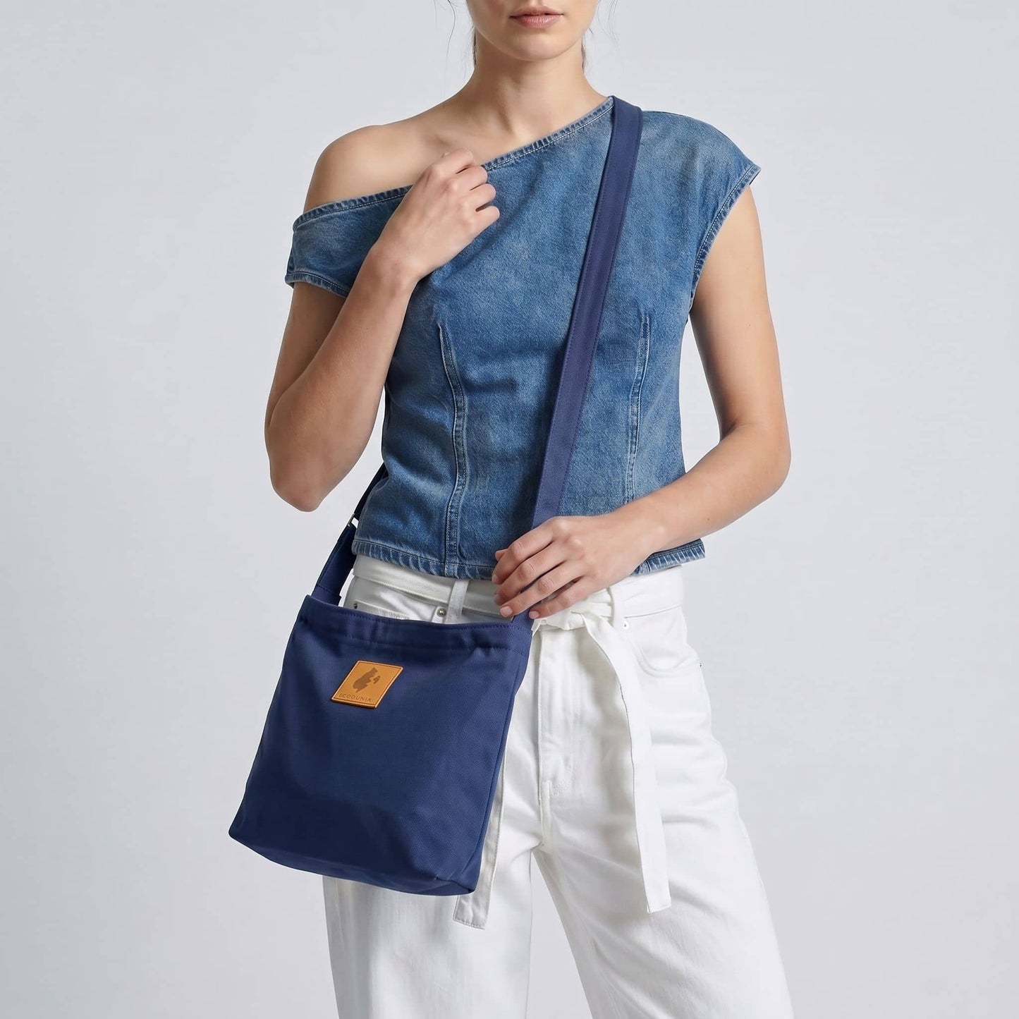 Canvas Mini Crossbody Bag for Men & Women | Amani