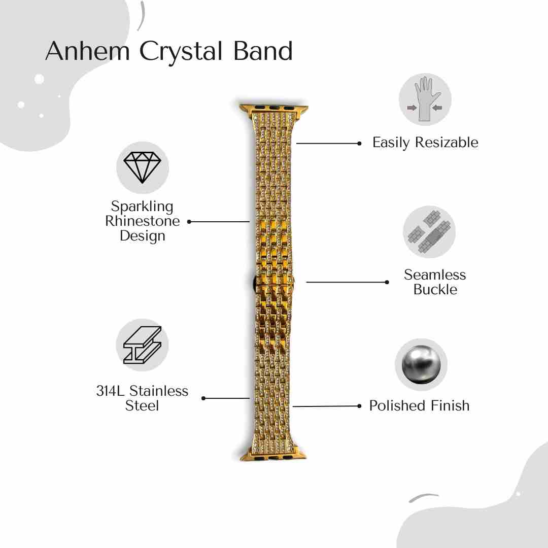 Crystal Steel Strap
