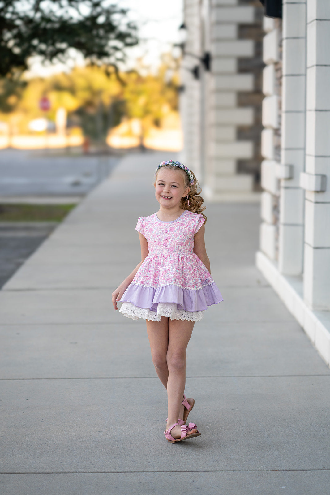Blair Tunic Set - Floral Flutterbug