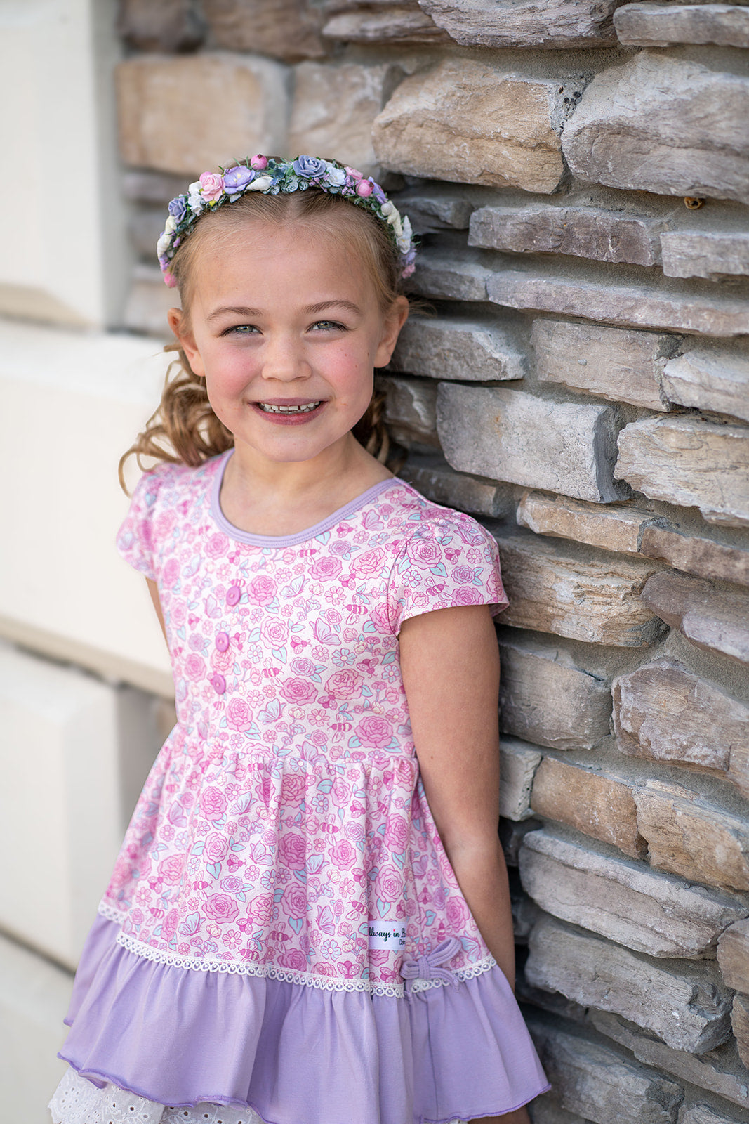Blair Tunic Set - Floral Flutterbug