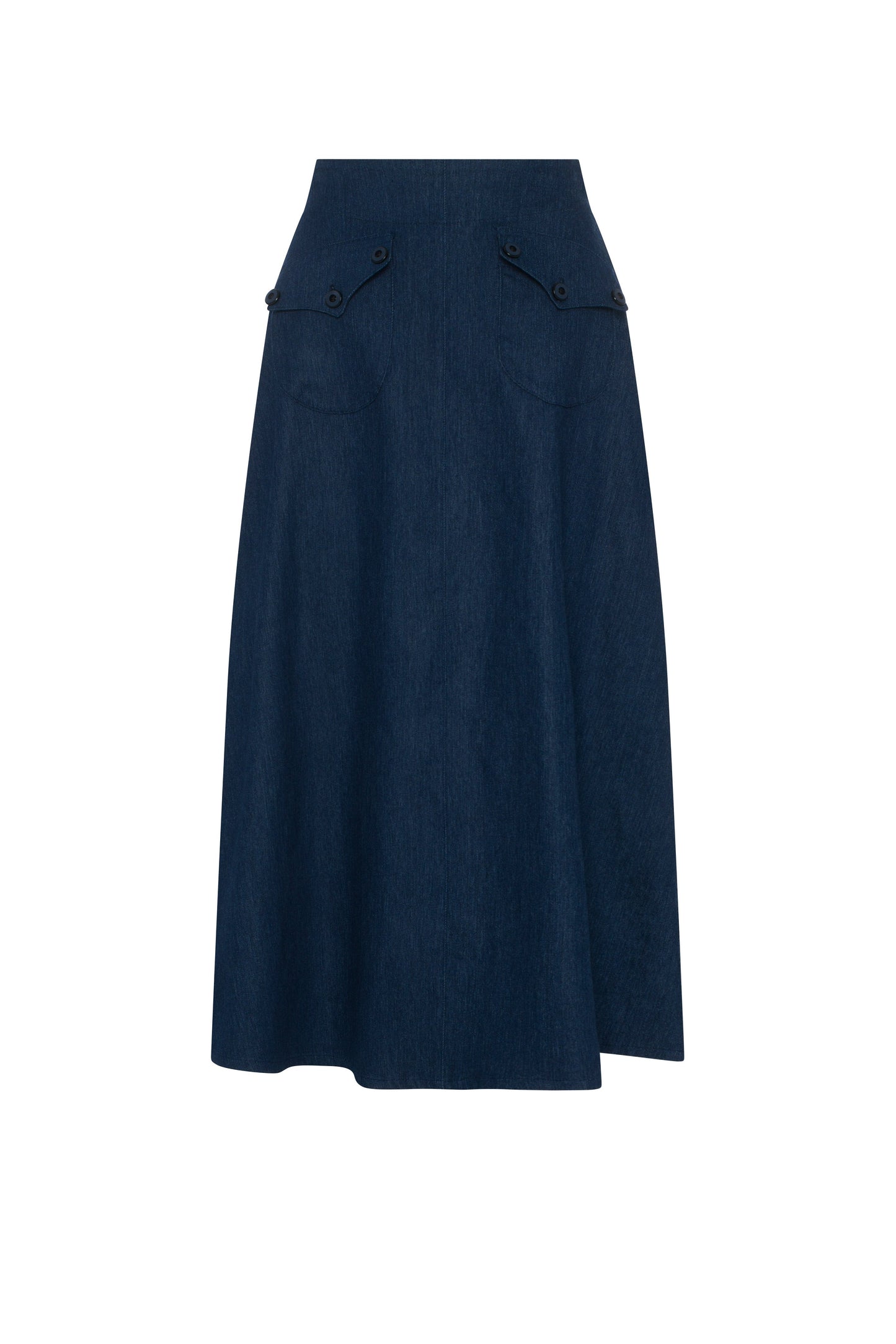 Pocket Denim Skirt