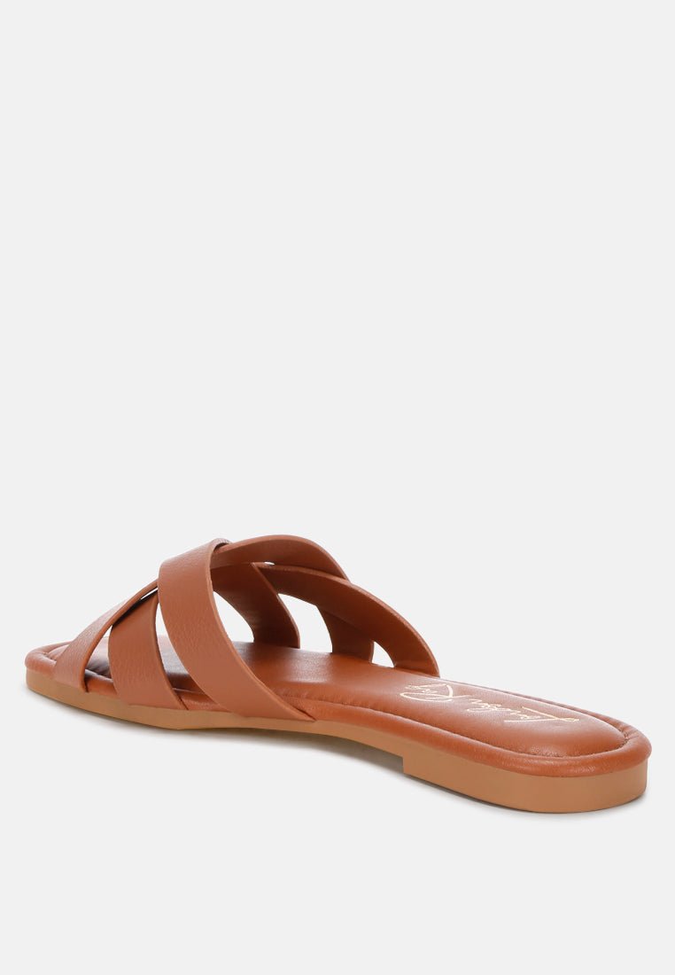 Dickery Knotted Straps Detail Slip Ons