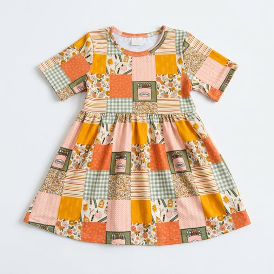 Retro back to school dress