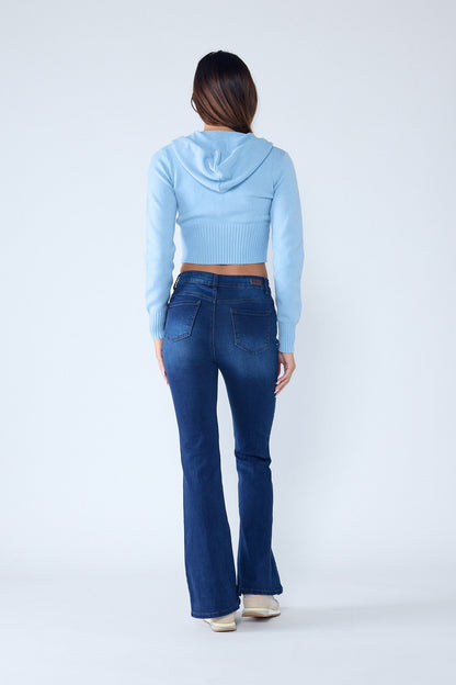 Super High Rise 5-Pocket Flare Jeans