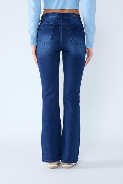 Super High Rise 5-Pocket Flare Jeans