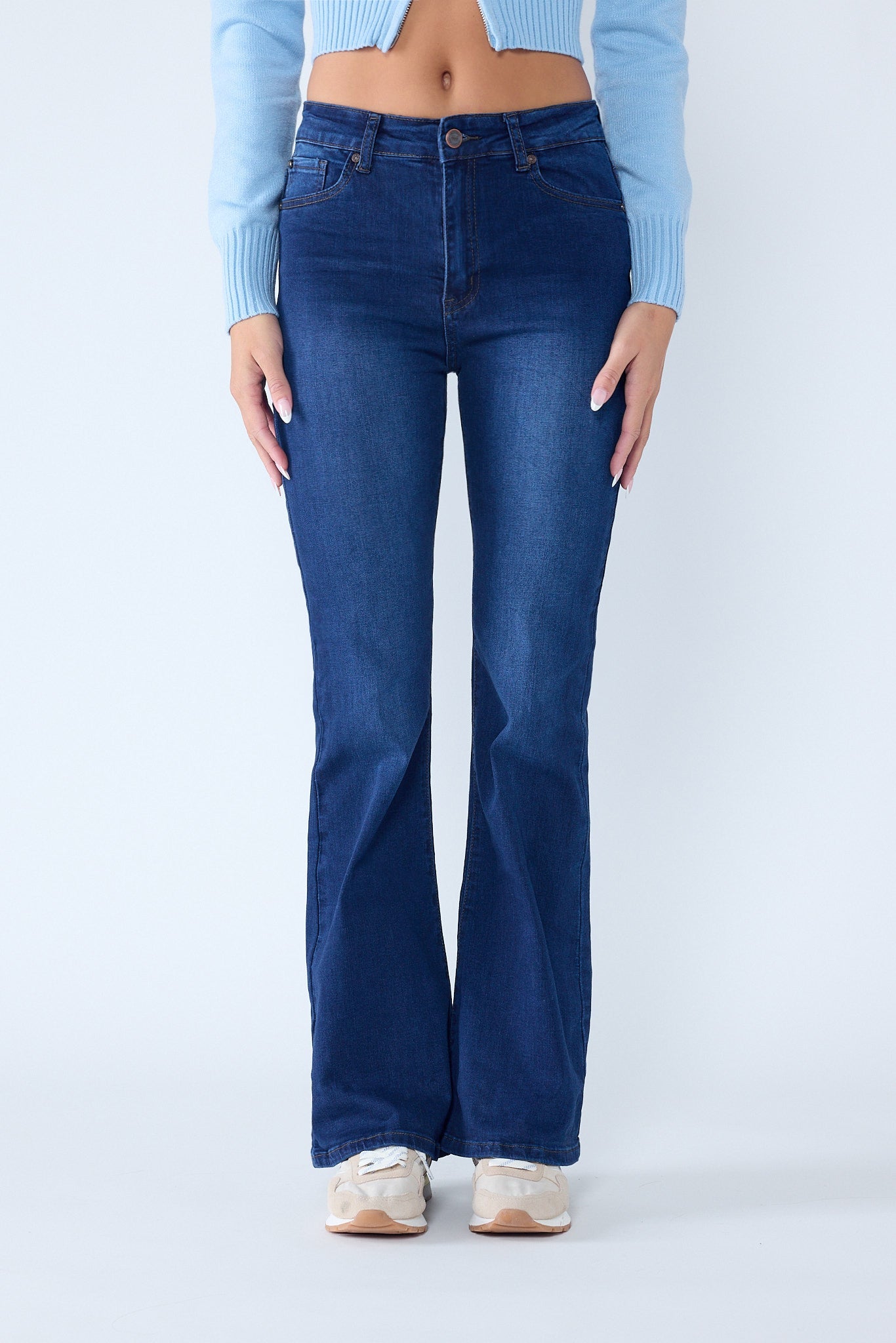 Super High Rise 5-Pocket Flare Jeans