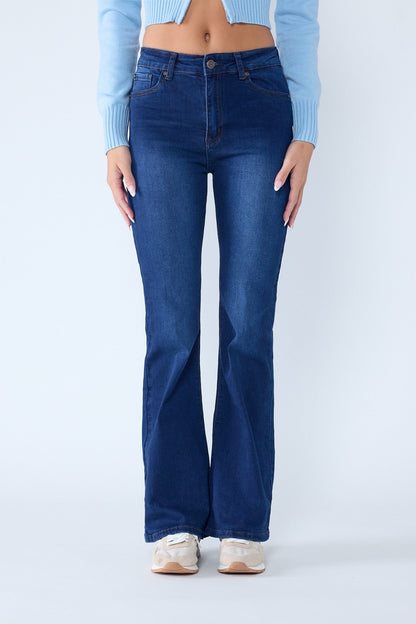 Super High Rise 5-Pocket Flare Jeans