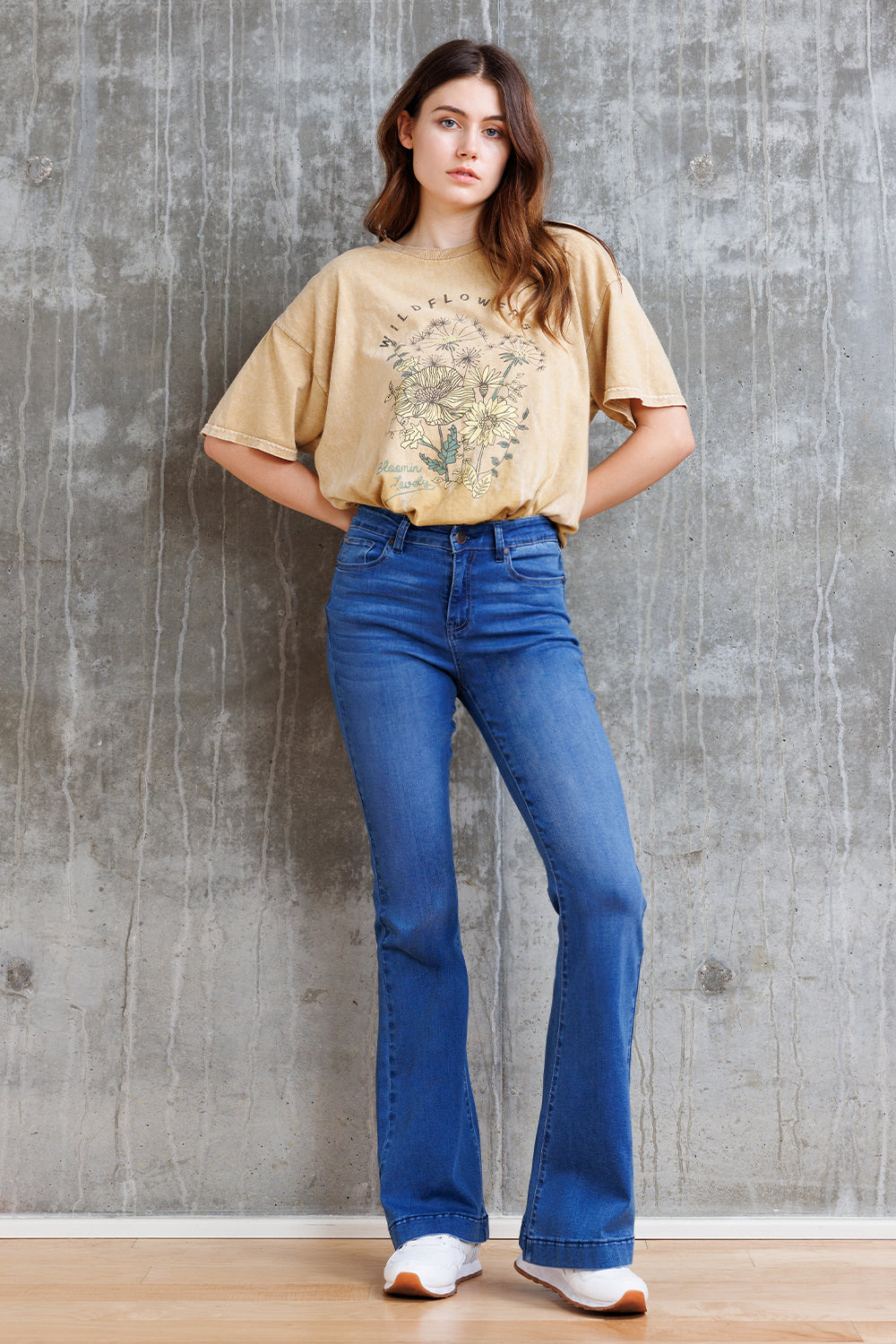 Super High Rise Basic Flare Jeans