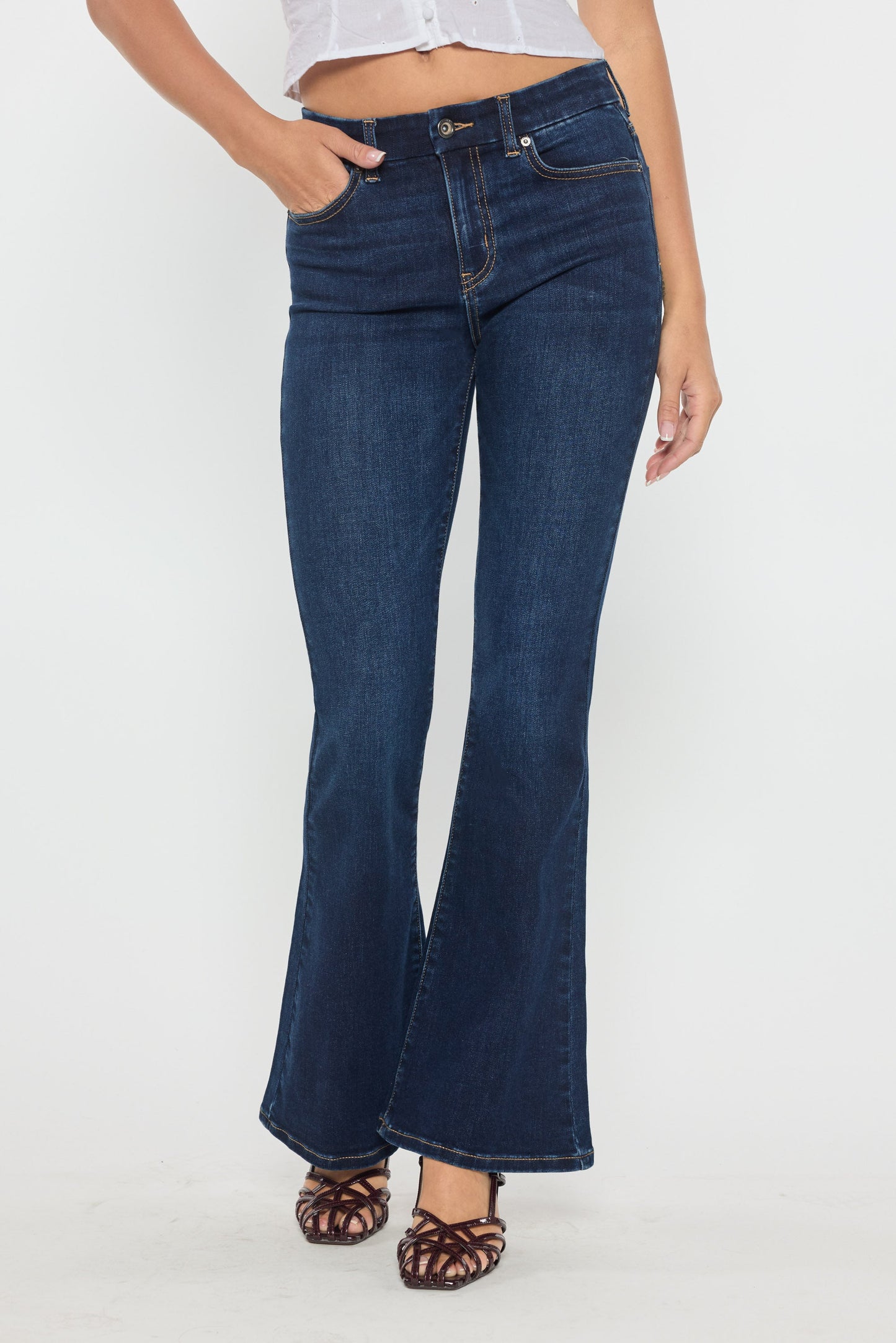 High Rise Flare Jeans