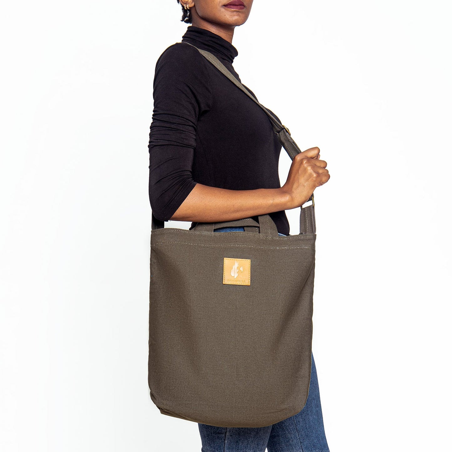 Canvas Carry-All Crossbody Bag | Amani