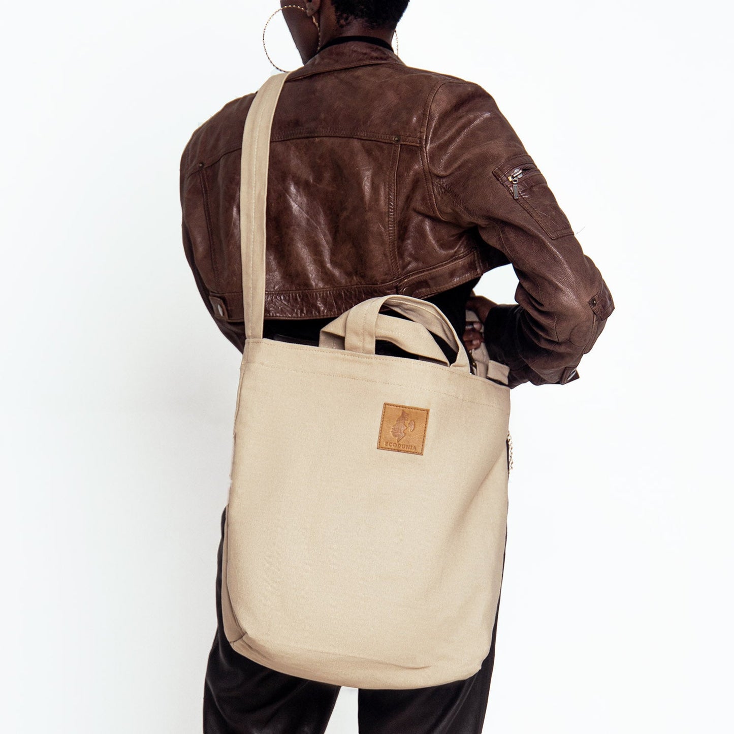 Canvas Carry-All Crossbody Bag | Amani
