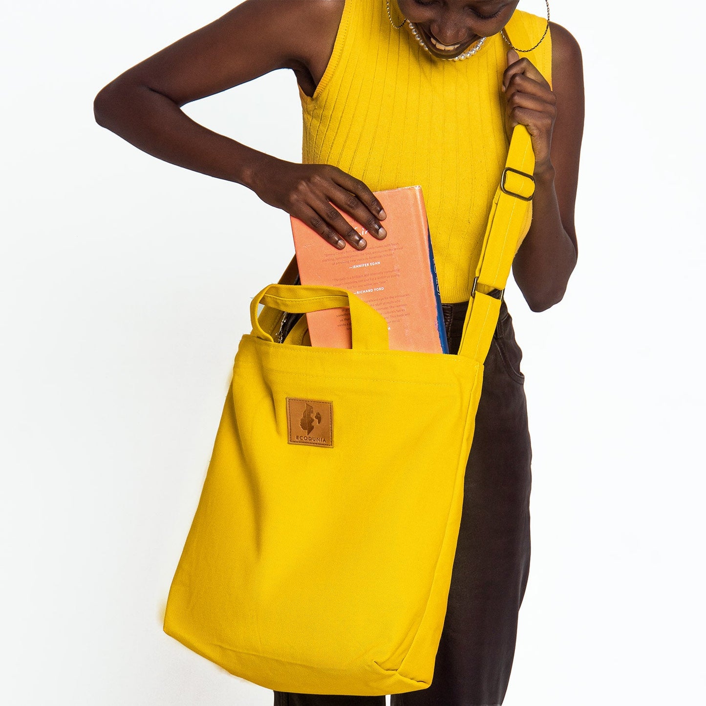 Canvas Carry-All Crossbody Bag | Amani