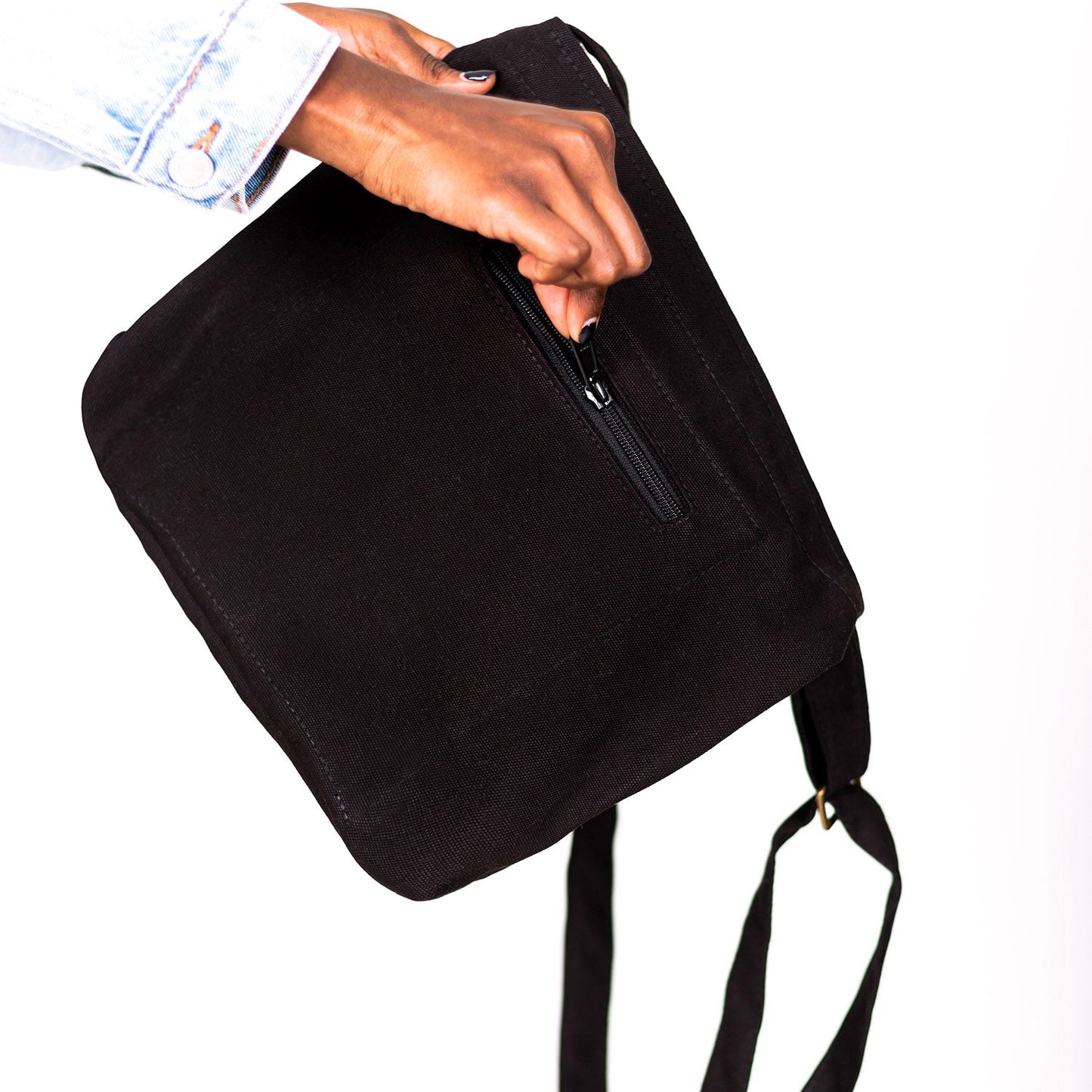 Canvas Mini Crossbody Bag for Men & Women | Amani