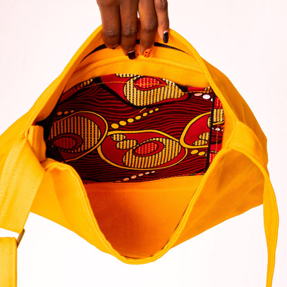 Canvas Mini Crossbody Bag for Men & Women | Amani