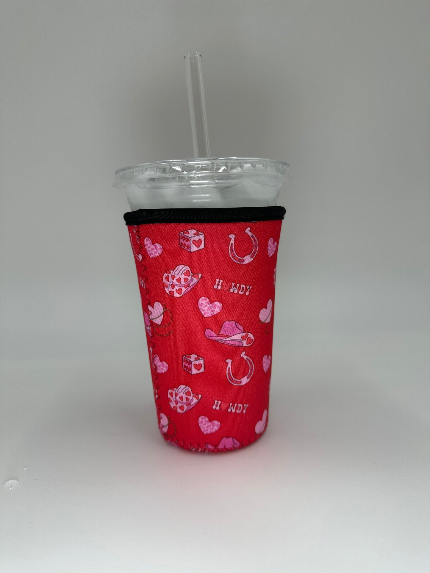 Valentines Howdy Coffee Sleeve