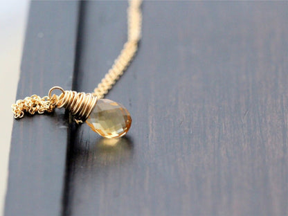 Lemondrop Necklace