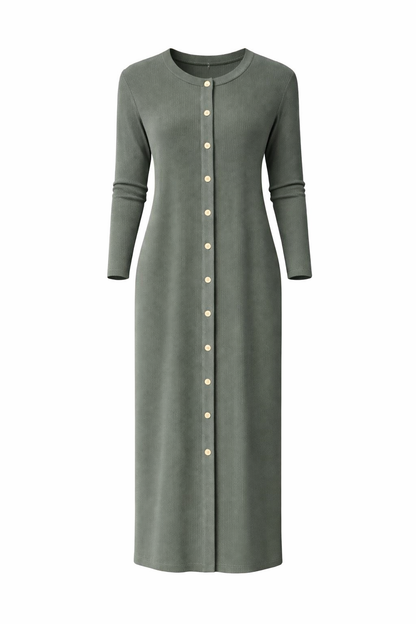 Button Down Lounge Dress