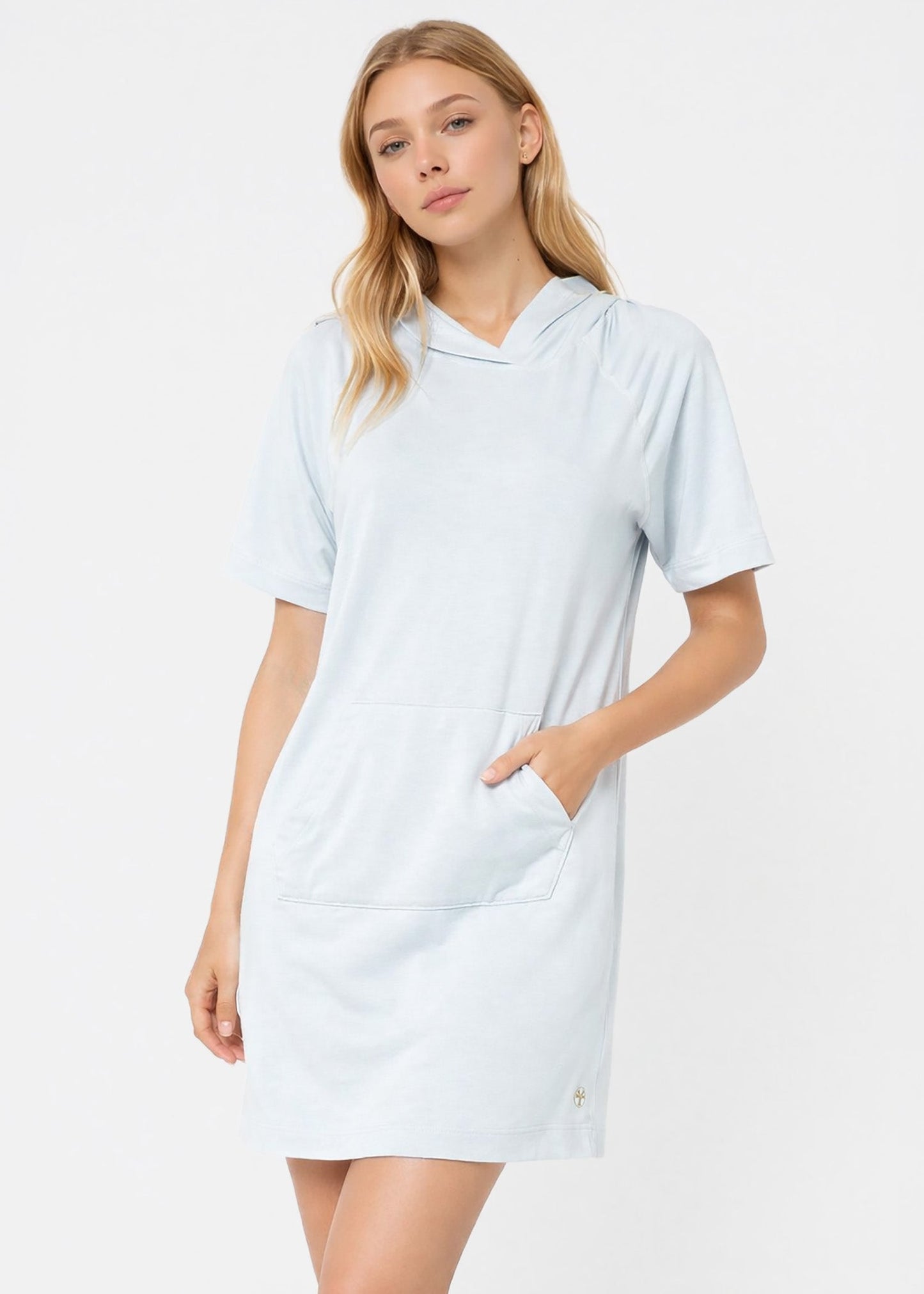 Modal Hoodie Dress Made in USA