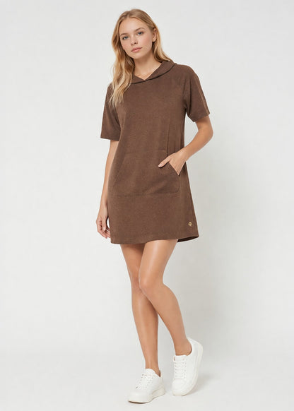 Modal Hoodie Dress Made in USA
