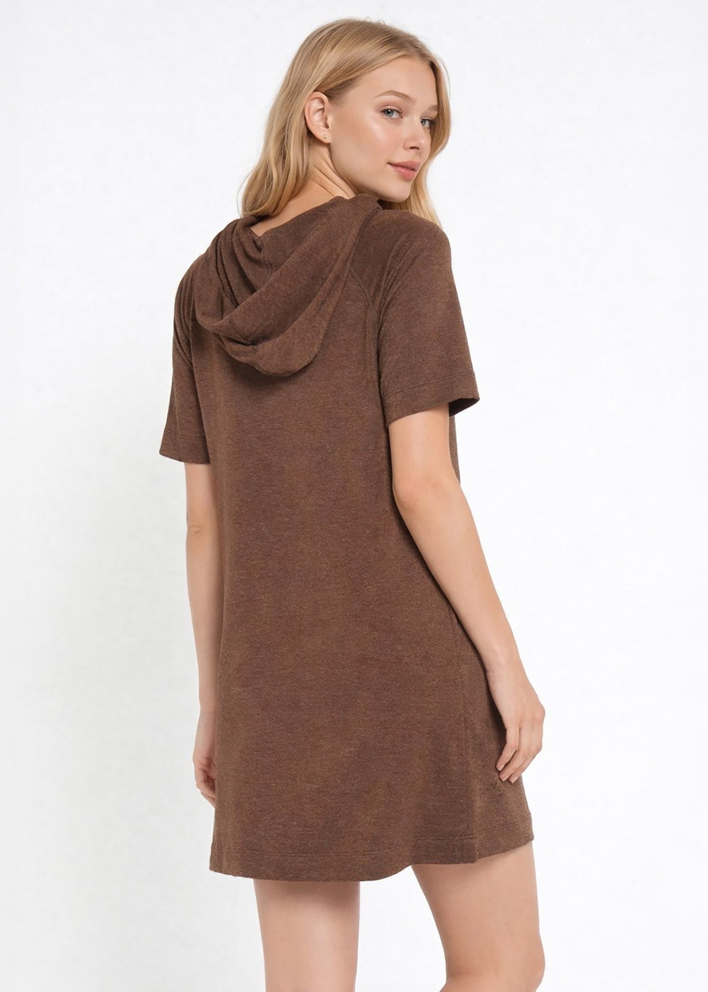 Modal Hoodie Dress Made in USA