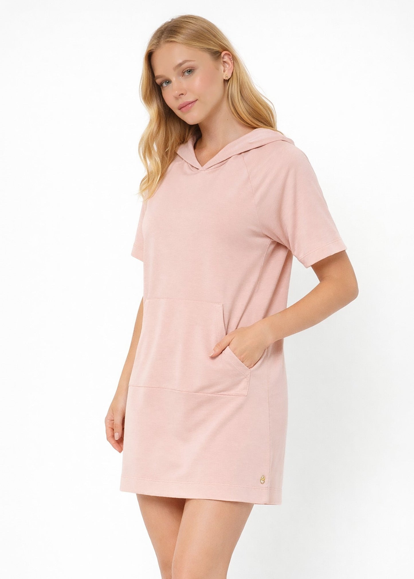 Modal Hoodie Dress Made in USA