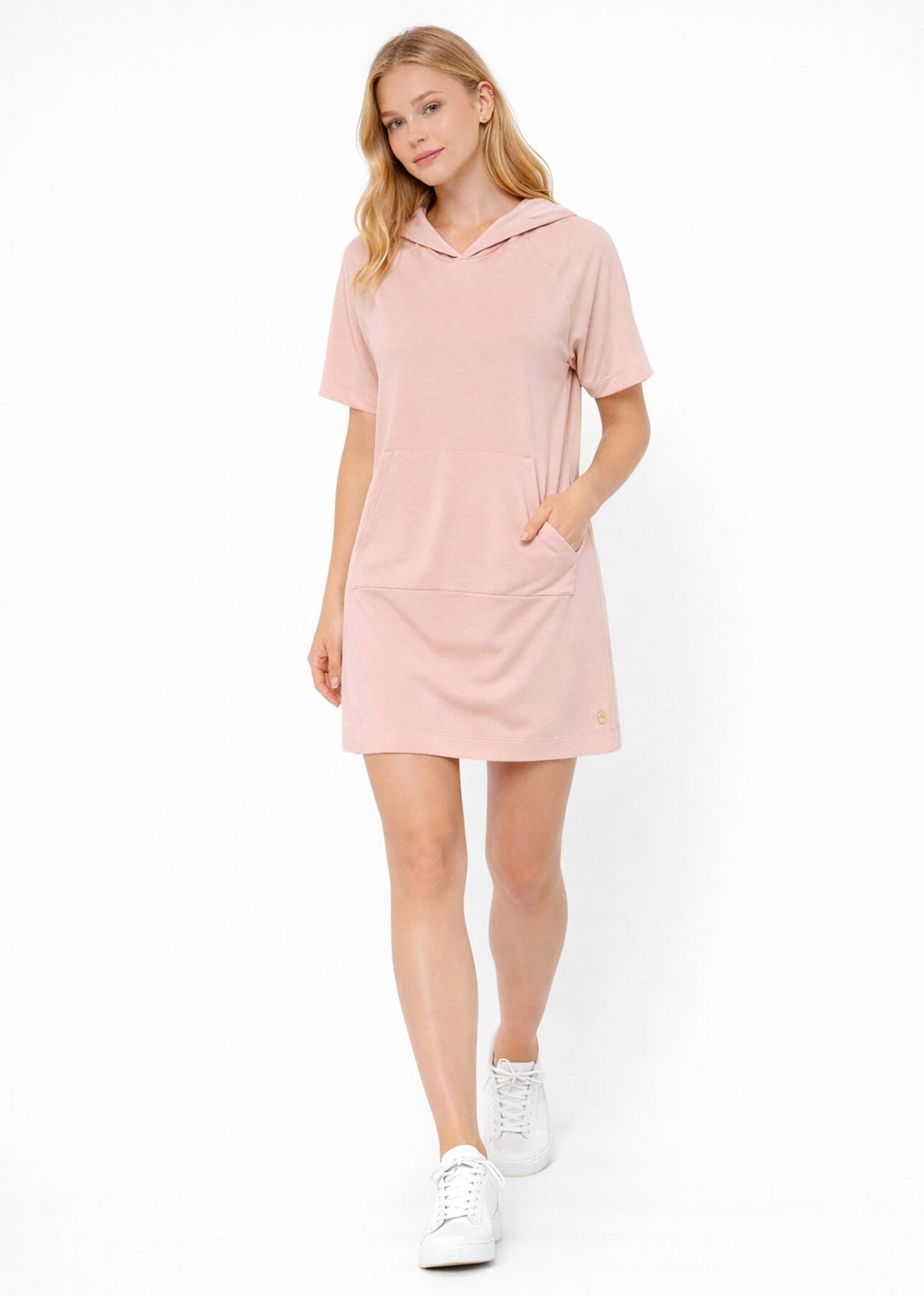 Modal Hoodie Dress Made in USA